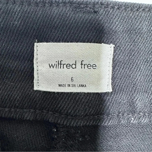 Aritzia Wilfred Free Black Ultra High Rise Modern Cargo Jeans Size 6 - Picture 7 of 13
